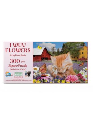I Wuv Flowers 300 piece Jigsaw Puzzle for Adults