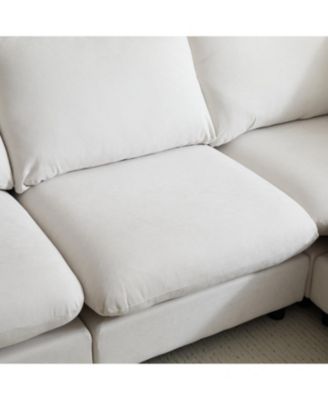 99" Oversize 5-Piece Modular L-Shaped Sectional Sofa