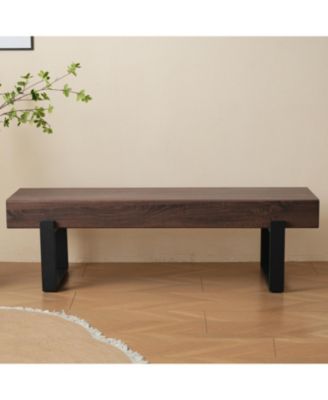 59" Farmhouse Dining Bench, Kitchen, Entryway, Shoe Bench