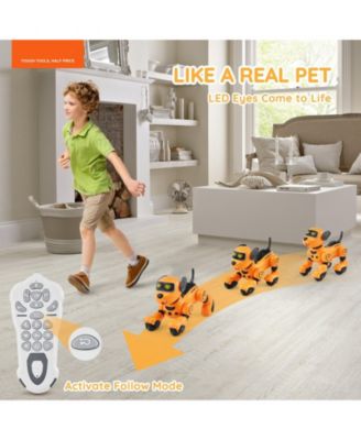 RC Robot Dog Toy with Voice Touch and Dance Modes