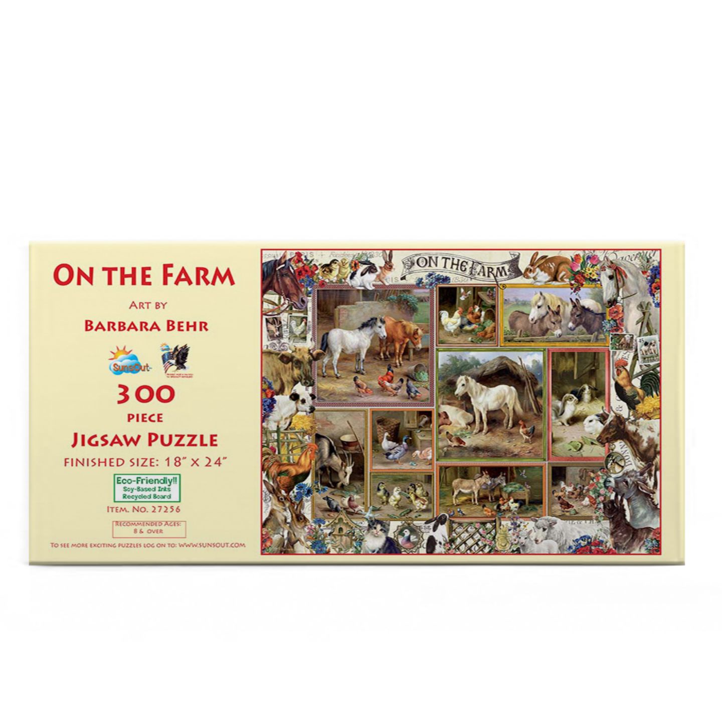 Пазл SunsOut On the Farm 300 piece Jigsaw Puzzle for Adults — фото 2