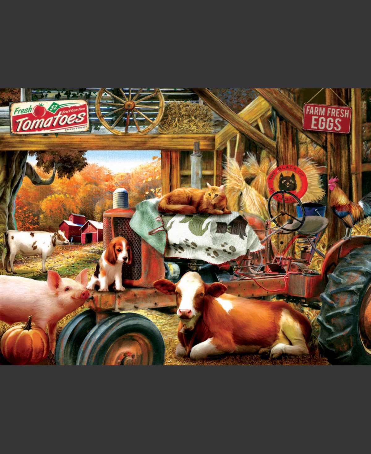 SunsOut Barnhouse Meeting 1000 piece Jigsaw Puzzle for Adults