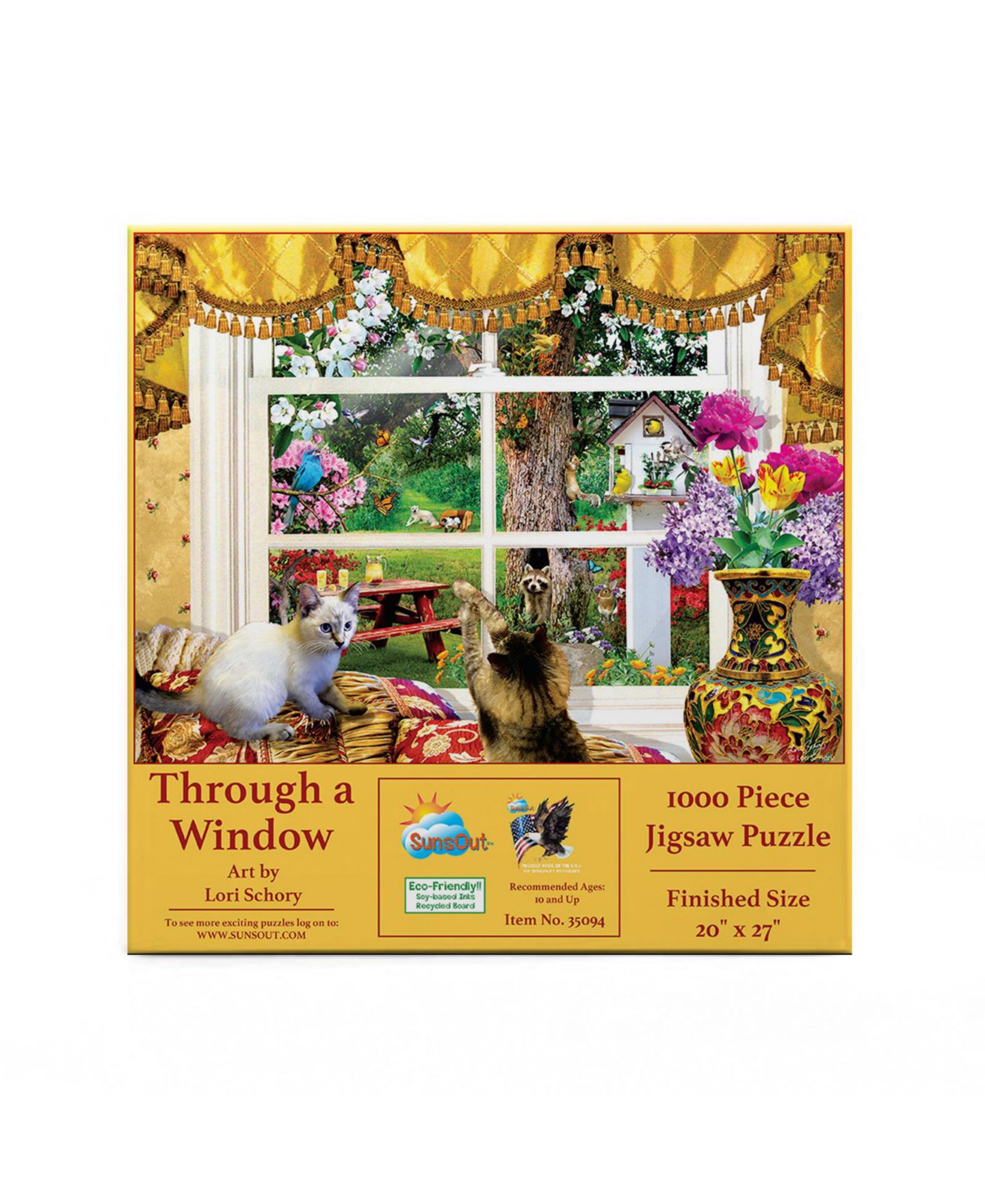 Пазл SunsOut Through a Window 1000 piece Jigsaw Puzzle for Adults — фото 2