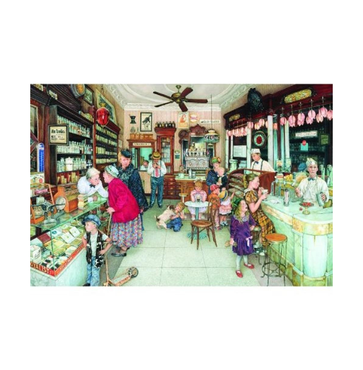 SunsOut Soda Fountain 1000 piece Jigsaw Puzzle for Adults