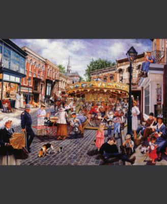 Town Carousel 1000 piece Jigsaw Puzzle for Adults Large Pieces