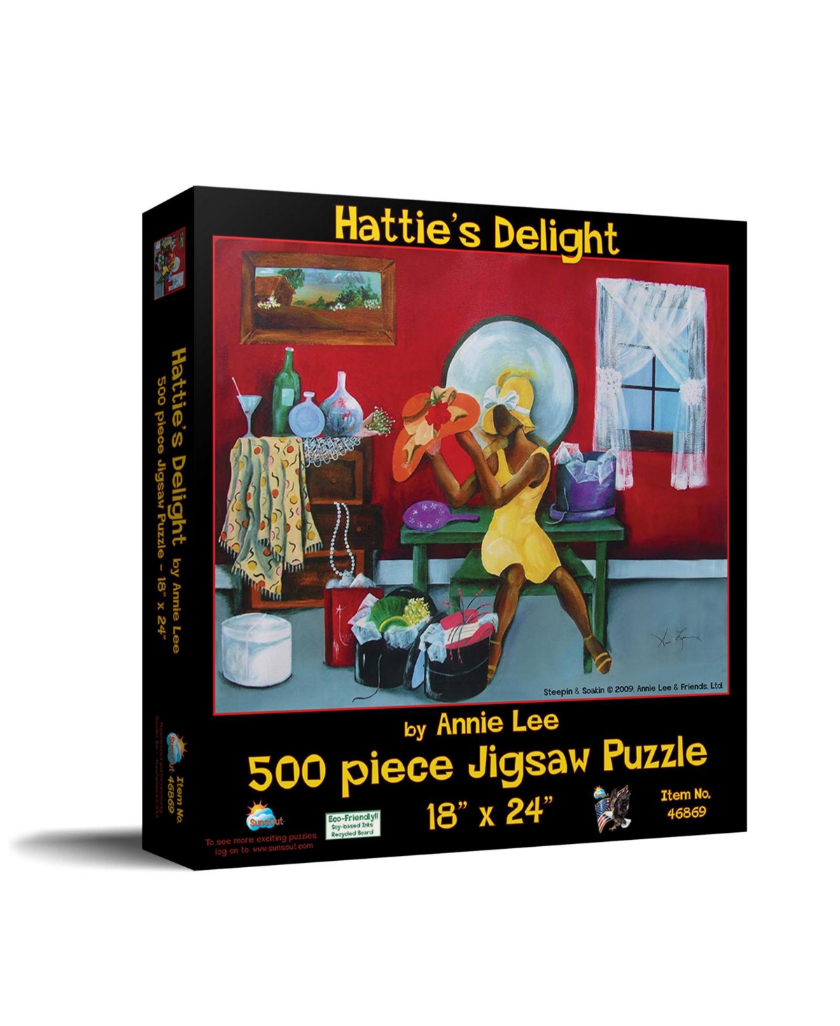 SunsOut Hattie's Delight 500 piece Jigsaw Puzzle for Adults
