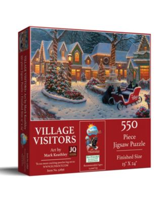 Village Visitors 550 piece Jigsaw Puzzle for Adults