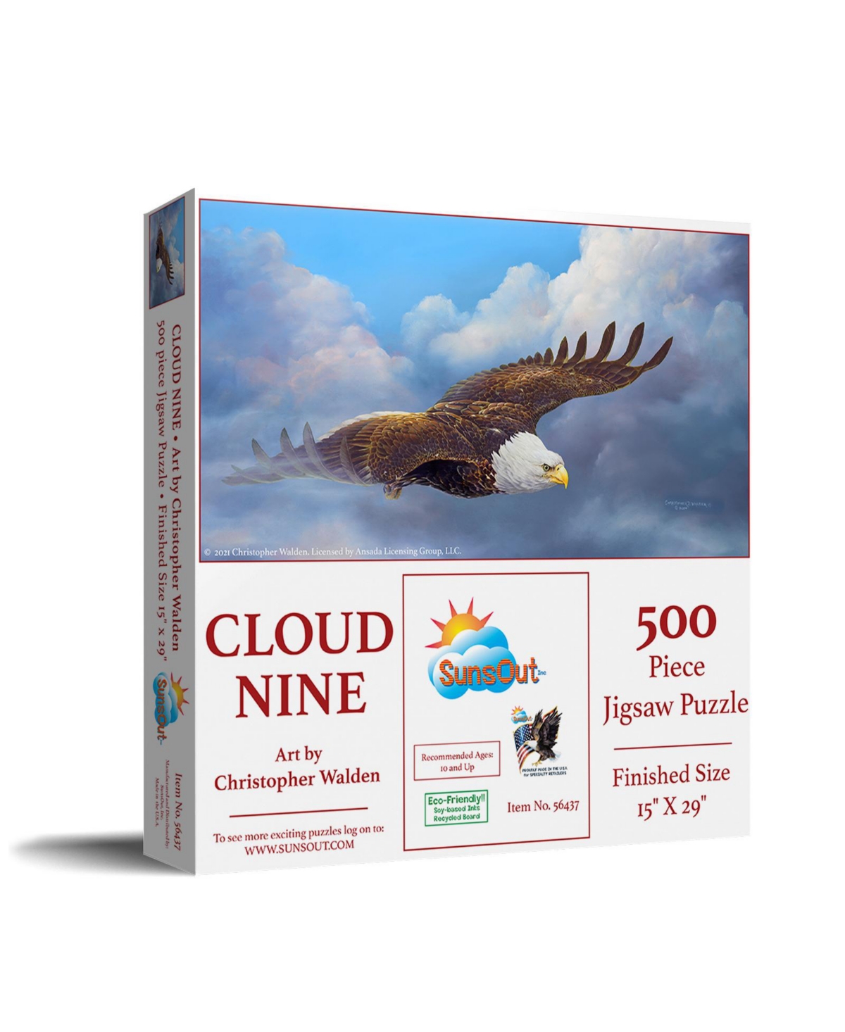 SunsOut Cloud Nine 500 piece Jigsaw Puzzle for Adults