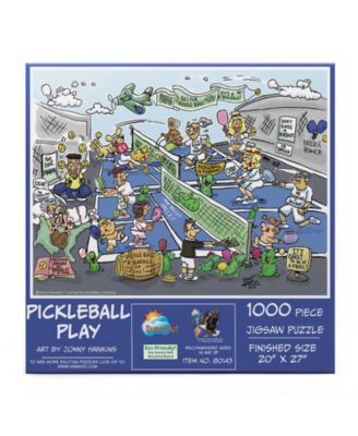 Pickleball Play 1000 piece Jigsaw Puzzle for Adults