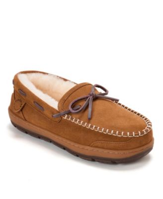 Men's Forster Genuine Shearling Moccasin Slippers