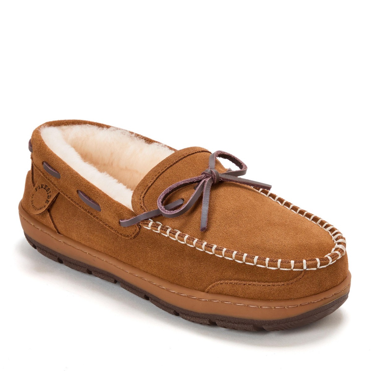 Мужские Dearfoams Men's Forster Genuine Shearling Moccasin — фото 2