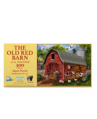 The Old Red Barn 300 piece Jigsaw Puzzle for Adults