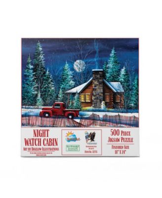 Night Watch Cabin 500 piece Jigsaw Puzzle for Adults Christmas