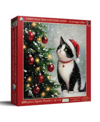 Christmas Tree Contemplation 500 piece Jigsaw Puzzle for Adults Christmas