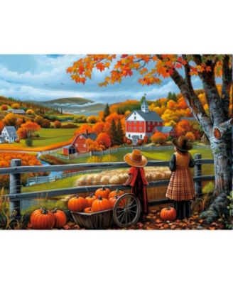 Pumpkin Farm View 500 piece Jigsaw Puzzle for Adults  Halloween