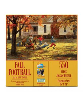 Fall Football 550 piece Jigsaw Puzzle for Adults