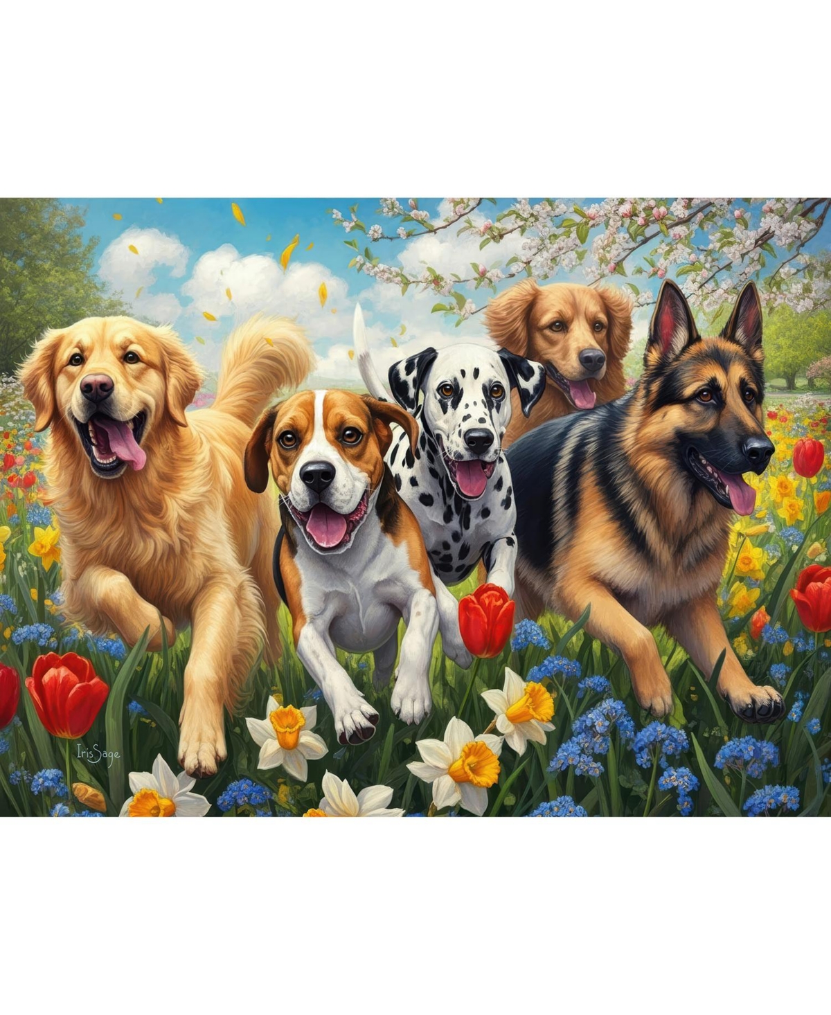 SunsOut Spring Day Joy 1000 piece Jigsaw Puzzle for Adults