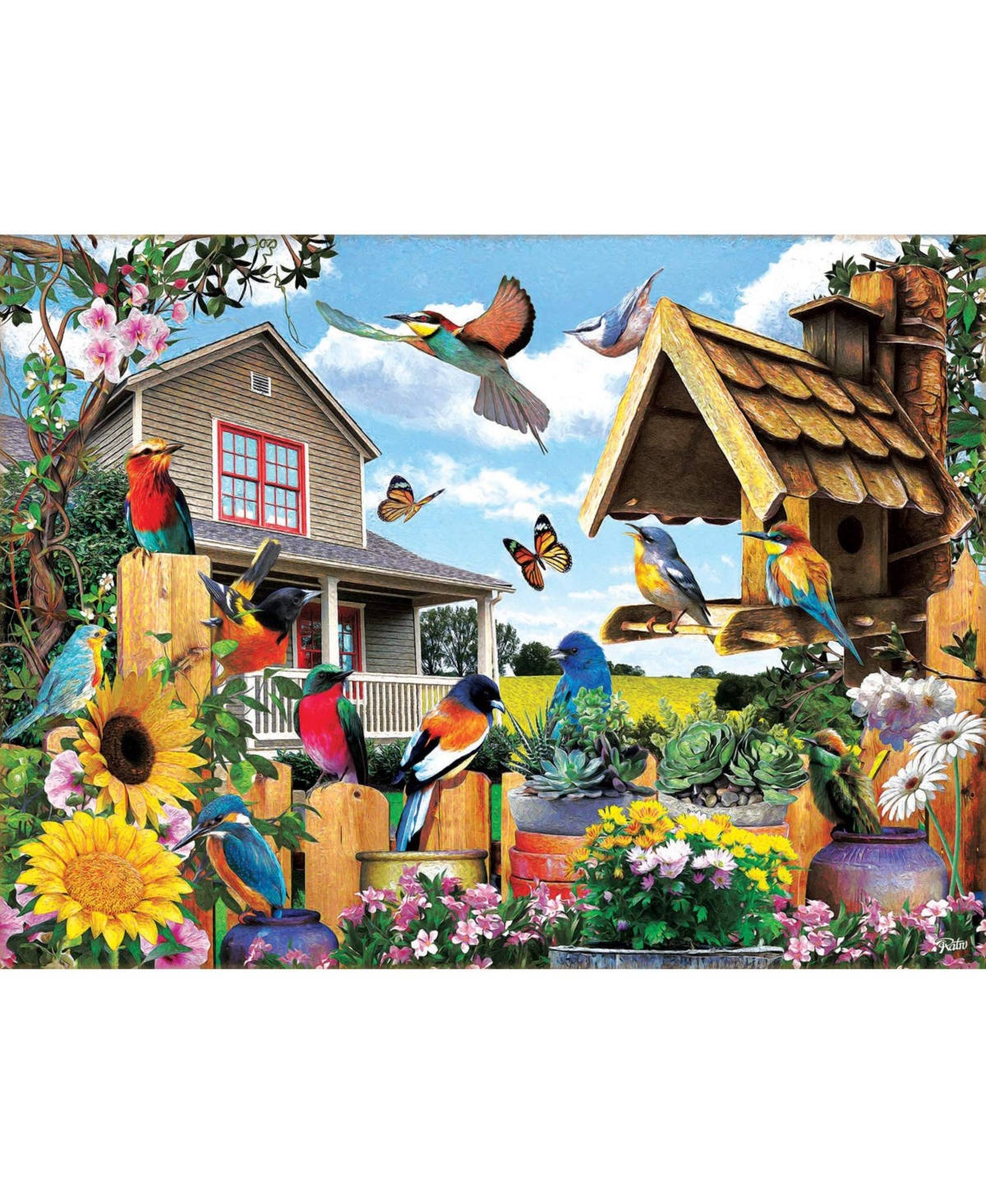 SunsOut Gathering for Summer 1000 piece Jigsaw Puzzle for Adults