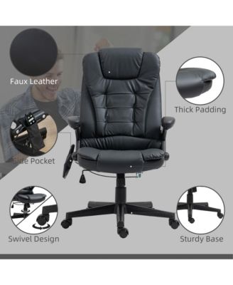 High-Back Vibration Massage Chair, Heating Office Chair,