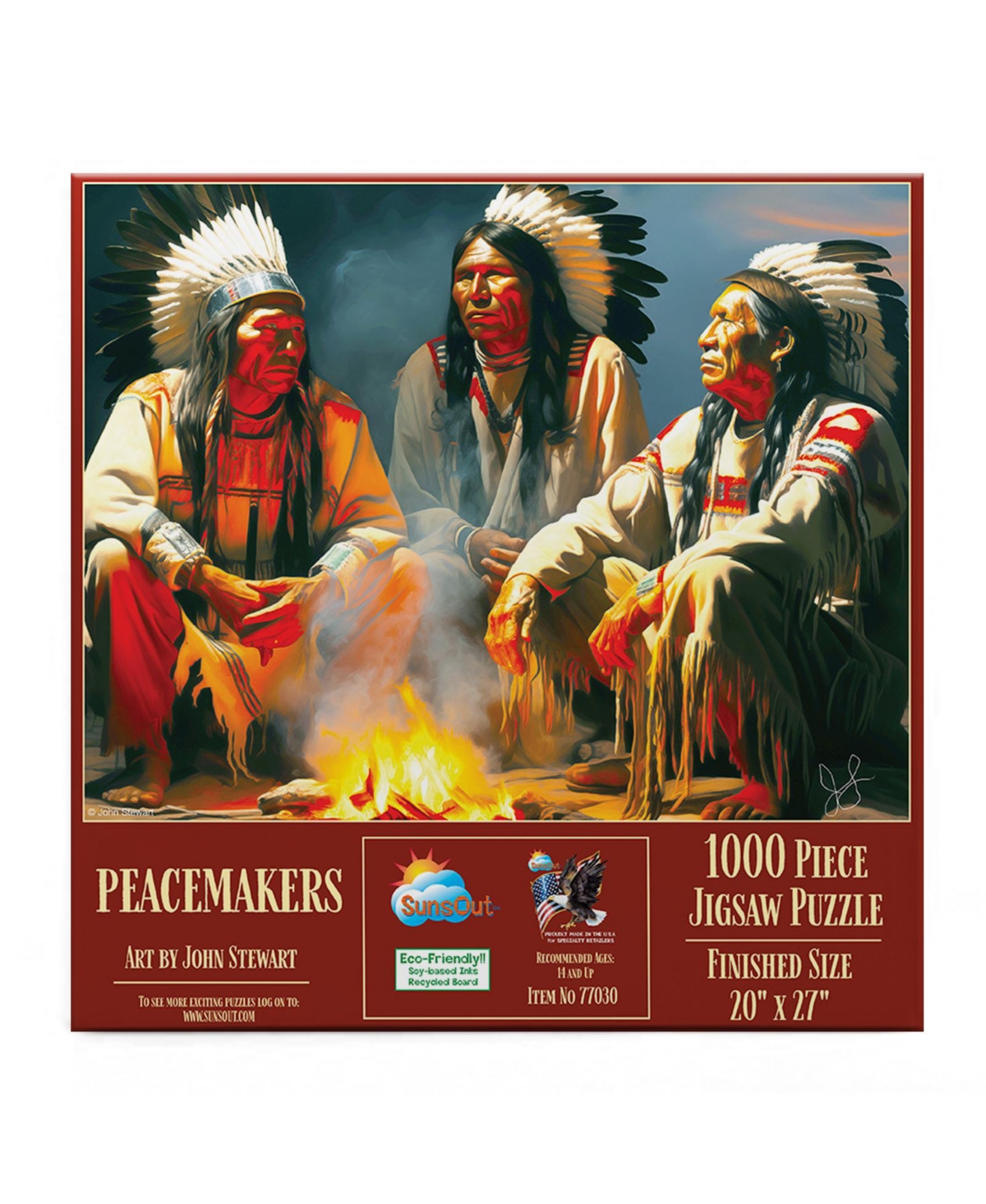 SunsOut Peacemakers 1000 piece Jigsaw Puzzle for Adults