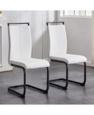 Leather Dining Chair Set of 2