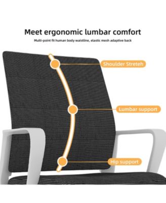 Modern Office Chair - Metal Frame, Soft, Multiple Colors