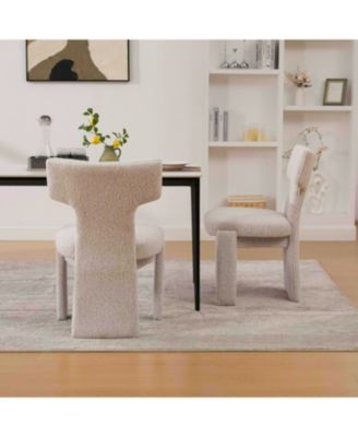 Chenille Dining Chairs (Set of 2)