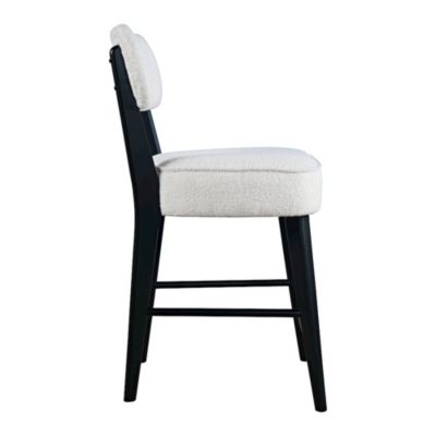 Wes Mid-Century Modern Boucle Upholstery Counter Barstool (Set of 2)