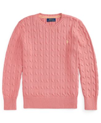 Boys 8-20 Cable-Knit Cotton Sweater