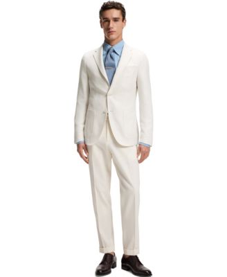 Men's Silk Linen Slim-Fit Blazer
