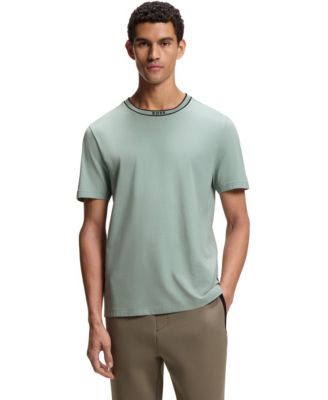 Men's Cotton Logo Crew Neck T-Shirt