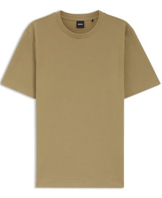 Men's Cotton-Blend Bubble-Jacquard T-Shirt