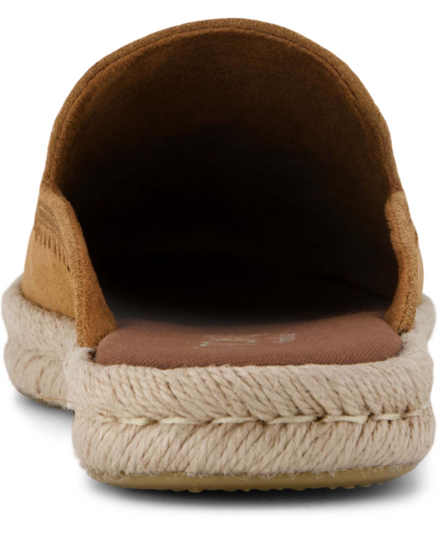 Женские сабо TOMS Santiago Espadrille Round Toe Mules, цвет: Коричневый замшевый — фото 3