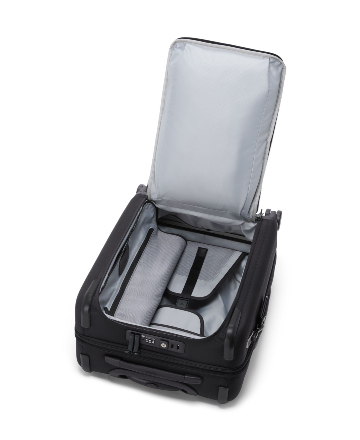Чемодан TUMI Alpha Large Dual Access Expandable Carry-On Spinner, цвет: Чёрный — фото 7