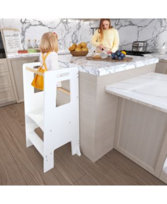 Kids Standing Tower - Adjustable Kitchen Step Stool