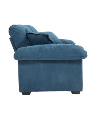 Streamdale Chenille Recliner Sofa with Pillows and Memory Foam