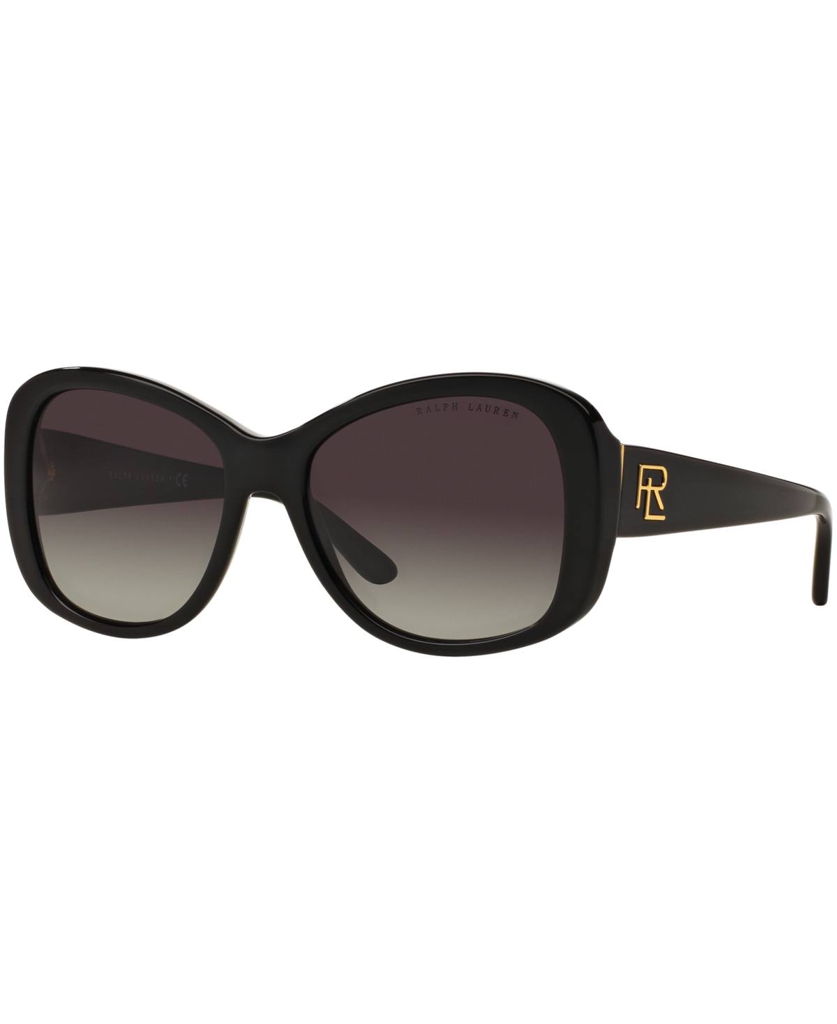 Shop Ralph Lauren Sunglasses, Rl8144 In Black,grey Gradient