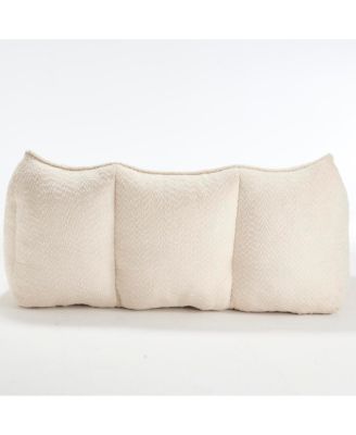 Streamdale Plush Beanbag Sofa with Foam Core for Two