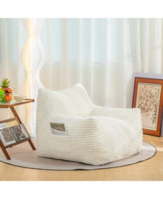 Streamdale Comfy Bean Bag Chair, Armrests, Oversized Lazy Floor Sofa