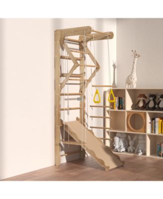 Toddler Climbing Toys Indoor Kids Pikler Triangle Set Foldable Indoor Ladder Climbing Gym Climber