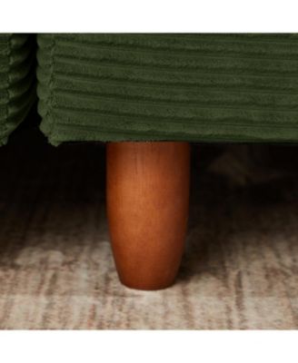 Corduroy 6-Seater Modular Sectional Sofa (Green)