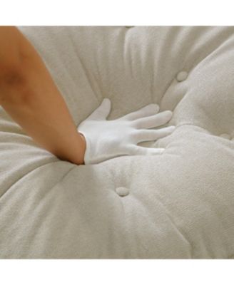 130" U-Shaped Sofa with Console Cupholders Sleeper & Chaise (Beige)