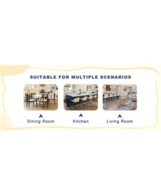 Luxury Glass Dining Set - Gold Legs 4 White PU Chairs