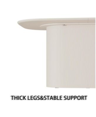 63"   Dining Table & 4 Cushioned Chairs