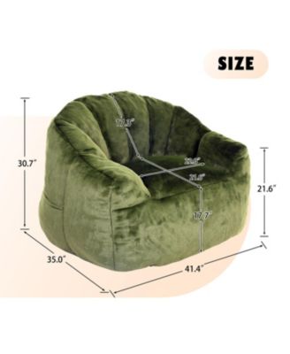 Bean Bag Sofa Chair with Armrests