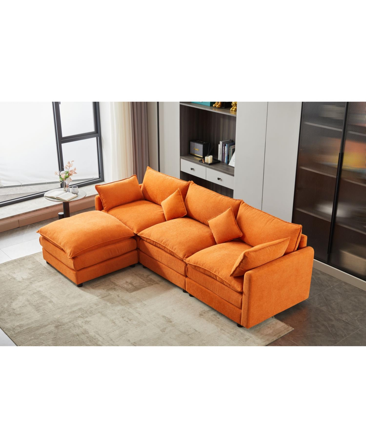 Streamdale Furniture Modular 3-Seater L-Shaped Sectional Sofa