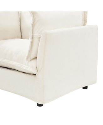 Cozy Armchair Sofa with Ottoman