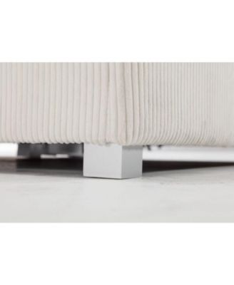 Nordic L-Shaped Flannel Sofa - Minimalist Living Room