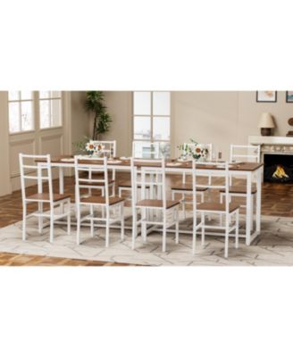5-Piece Dining Table Set for 4, Space-Saving Design