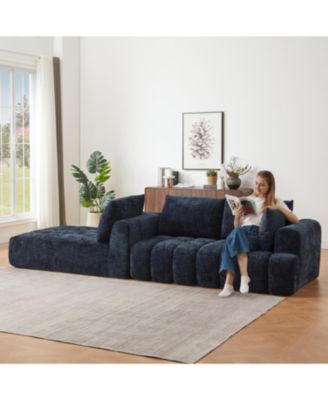 Streamdale Chenille L-Shape Sectional Sofa Sleeper Couch